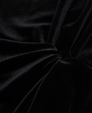 The Kooples F BLACK short black velvet dress