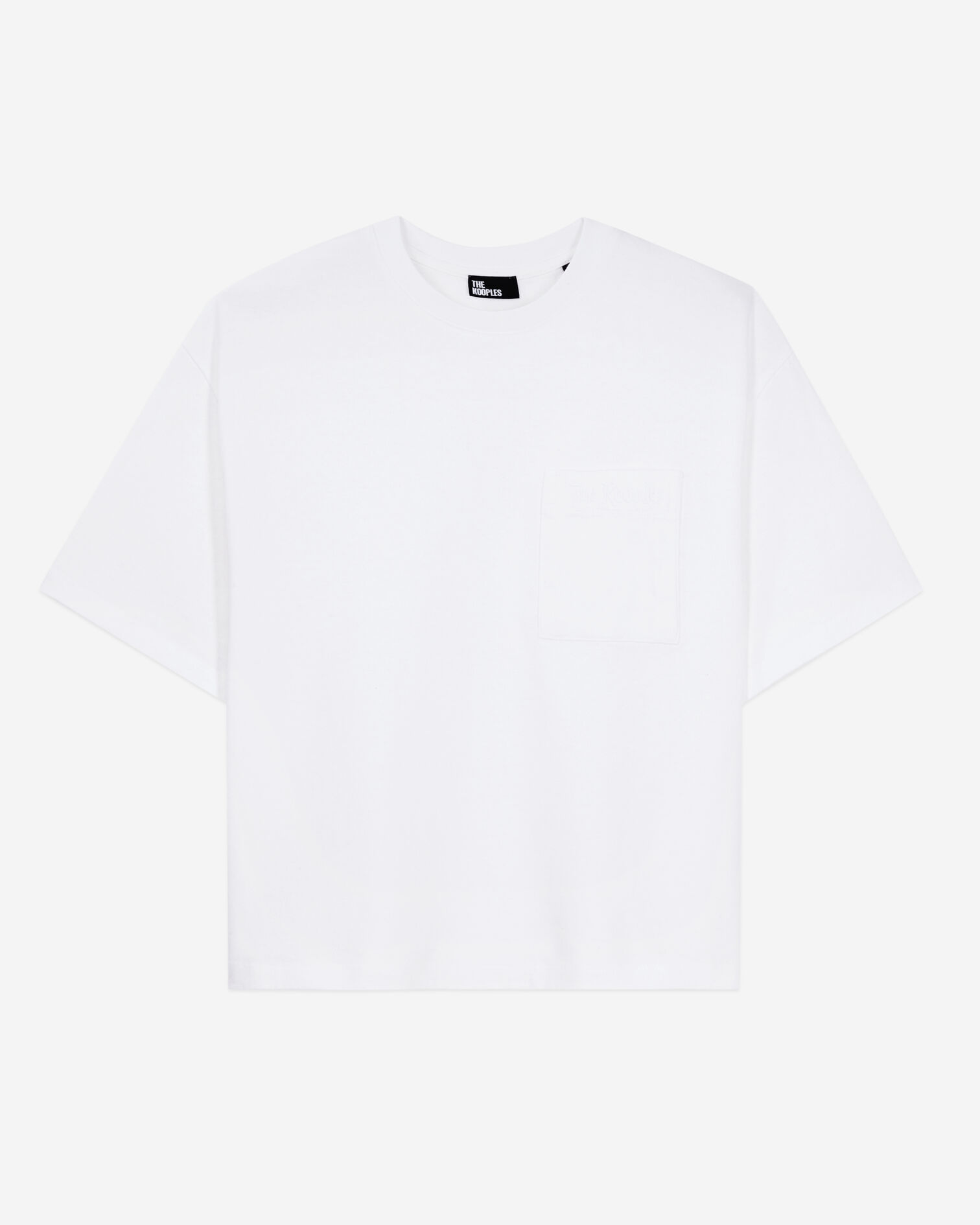 White t-shirt with logo, WHITE, hi-res image number null