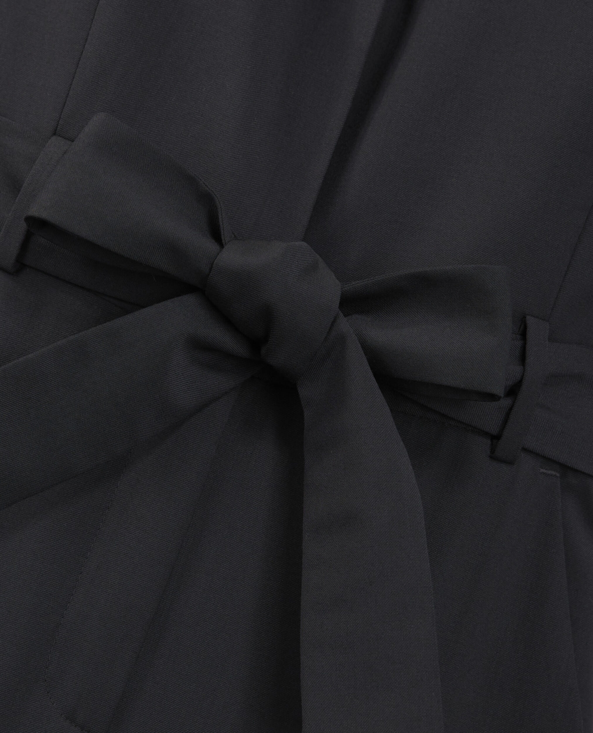 Combinaison noire laine coupe tailleur, BLACK, hi-res image number null