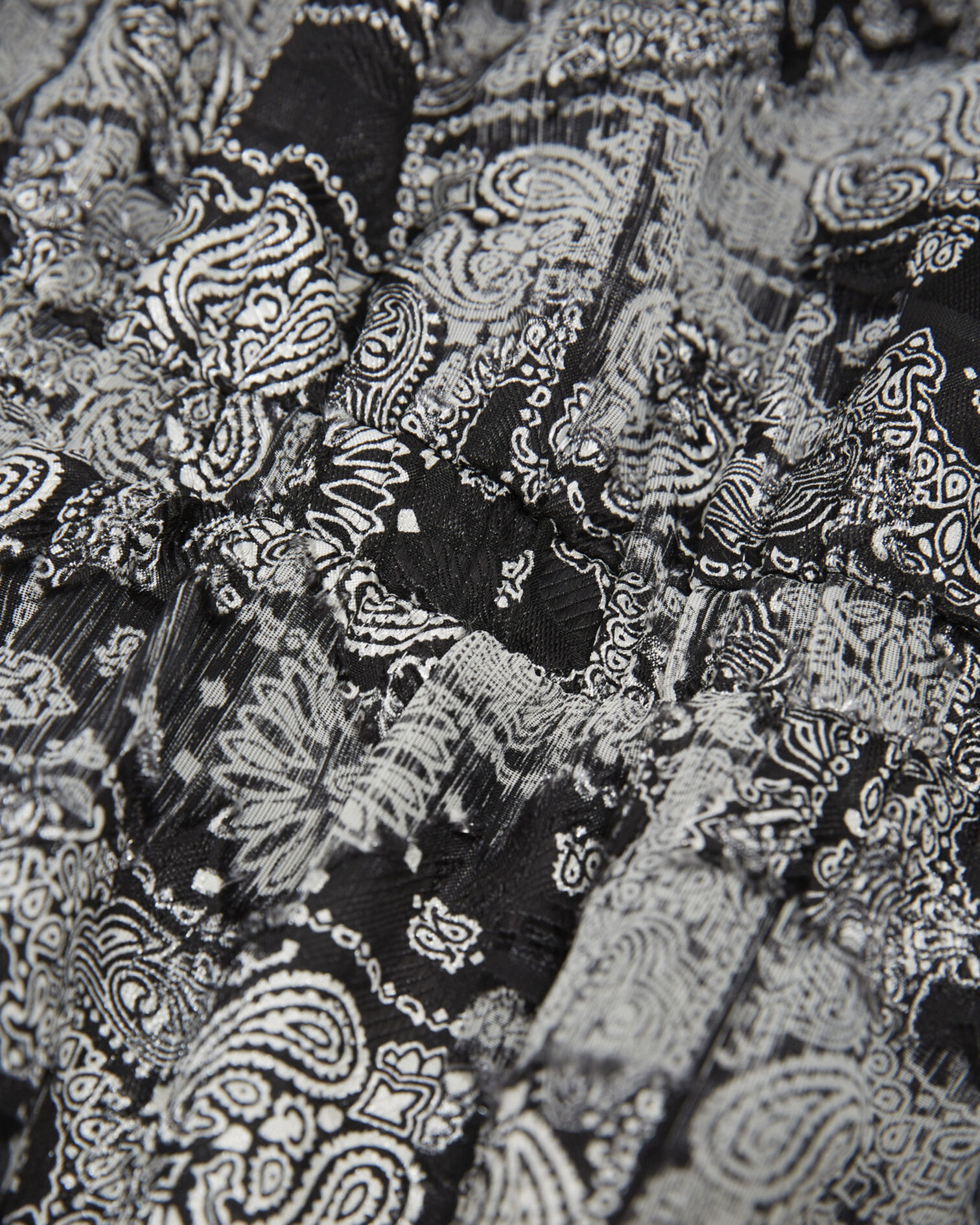 Robe courte droite imprimé bandana, BLACK, hi-res image number null