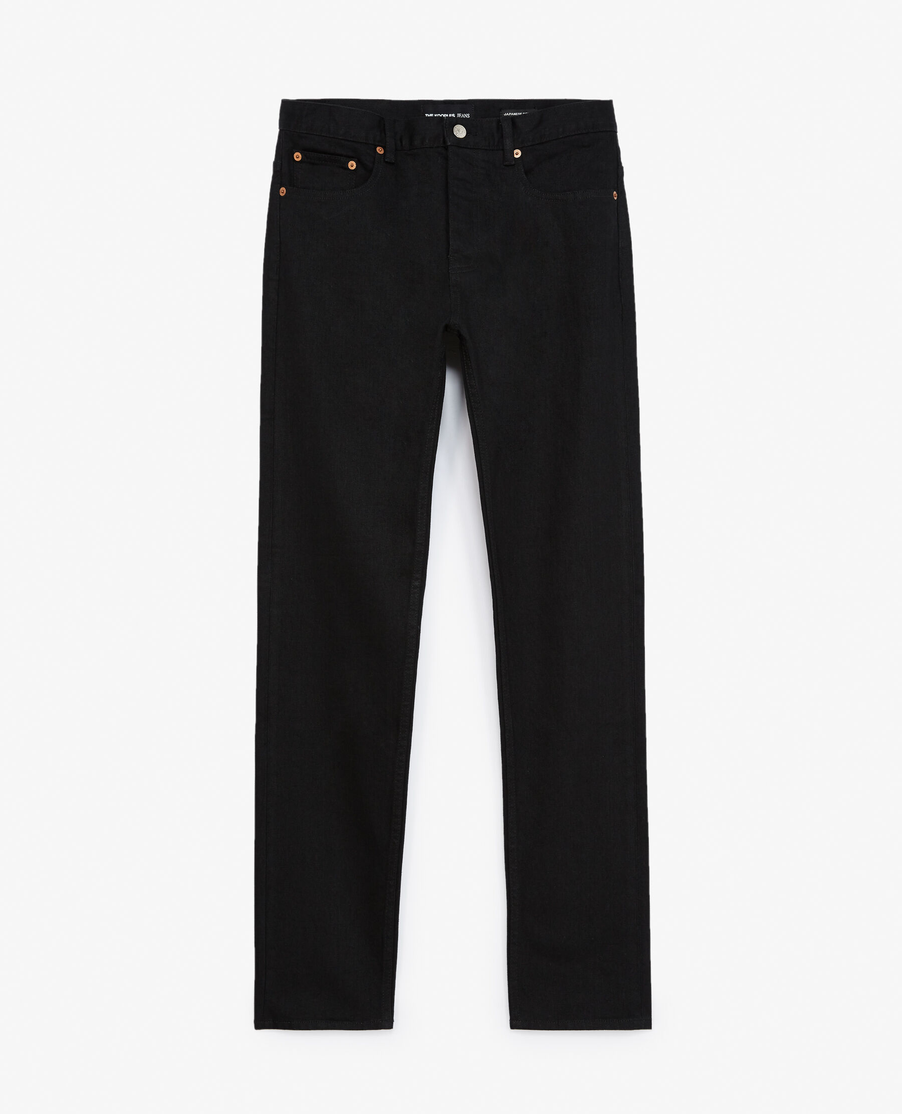 Slim fit black jeans with silver rivets The Kooples