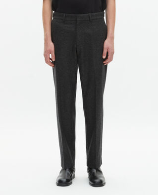The Kooples HOMME MIDDLE GREY pantalon ajusté gris foncé