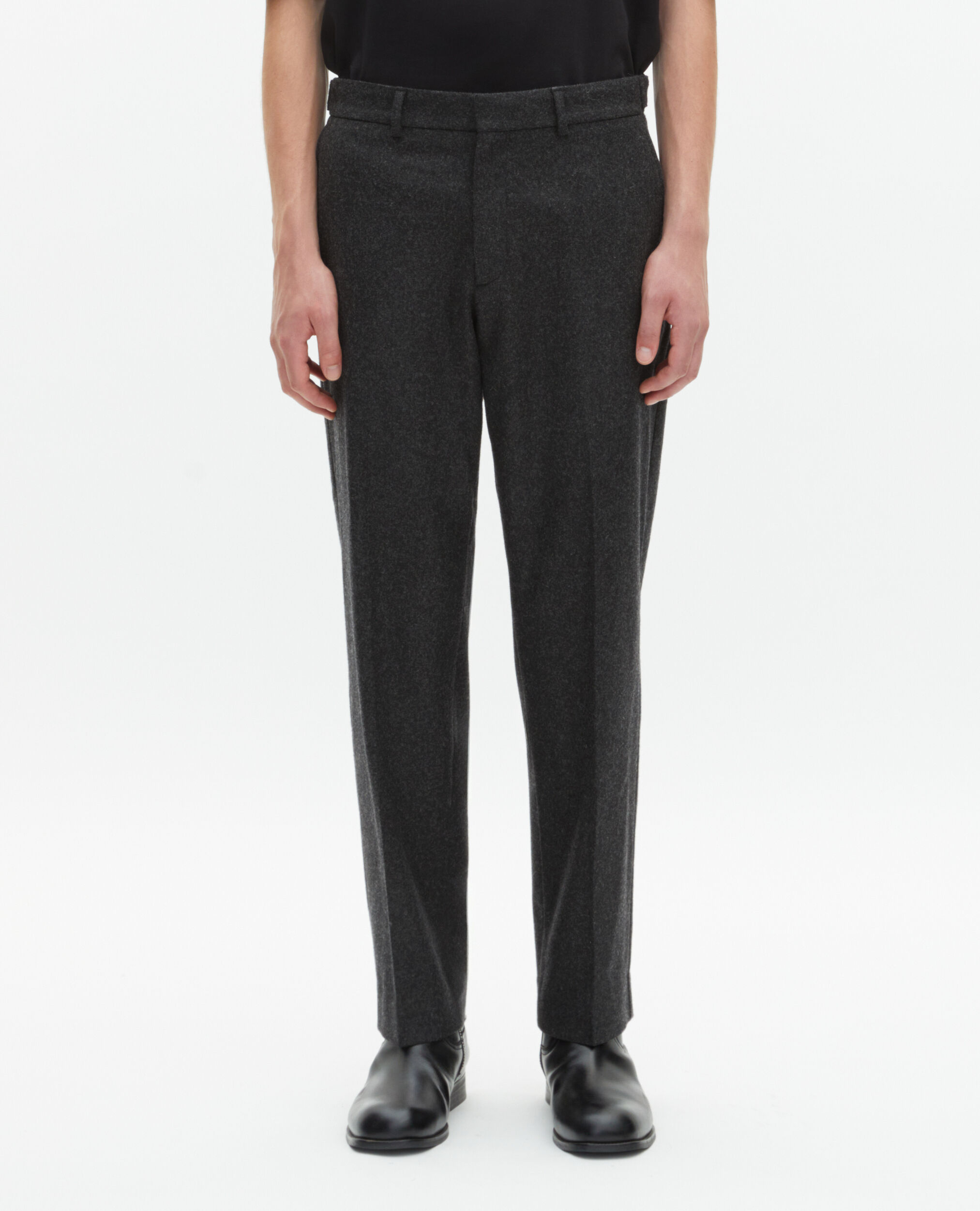 Pantalon ajusté gris foncé, MIDDLE GREY, hi-res image number null