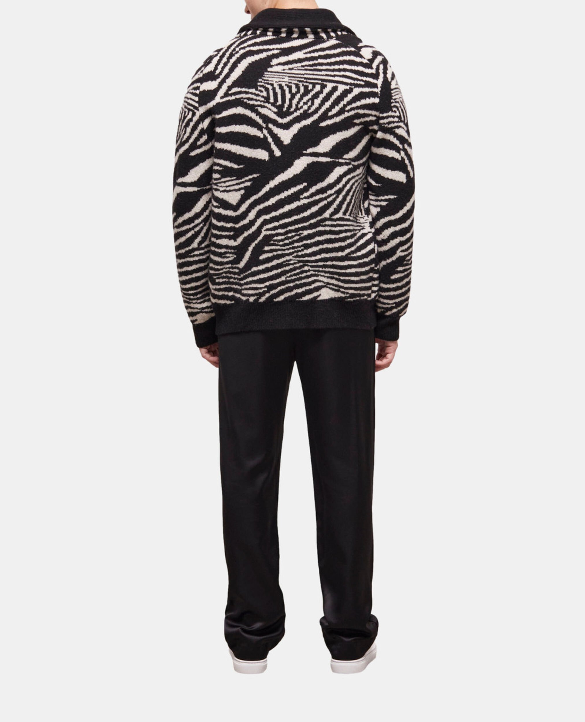 Jersey lana estampado, BLACK WHITE, hi-res image number null