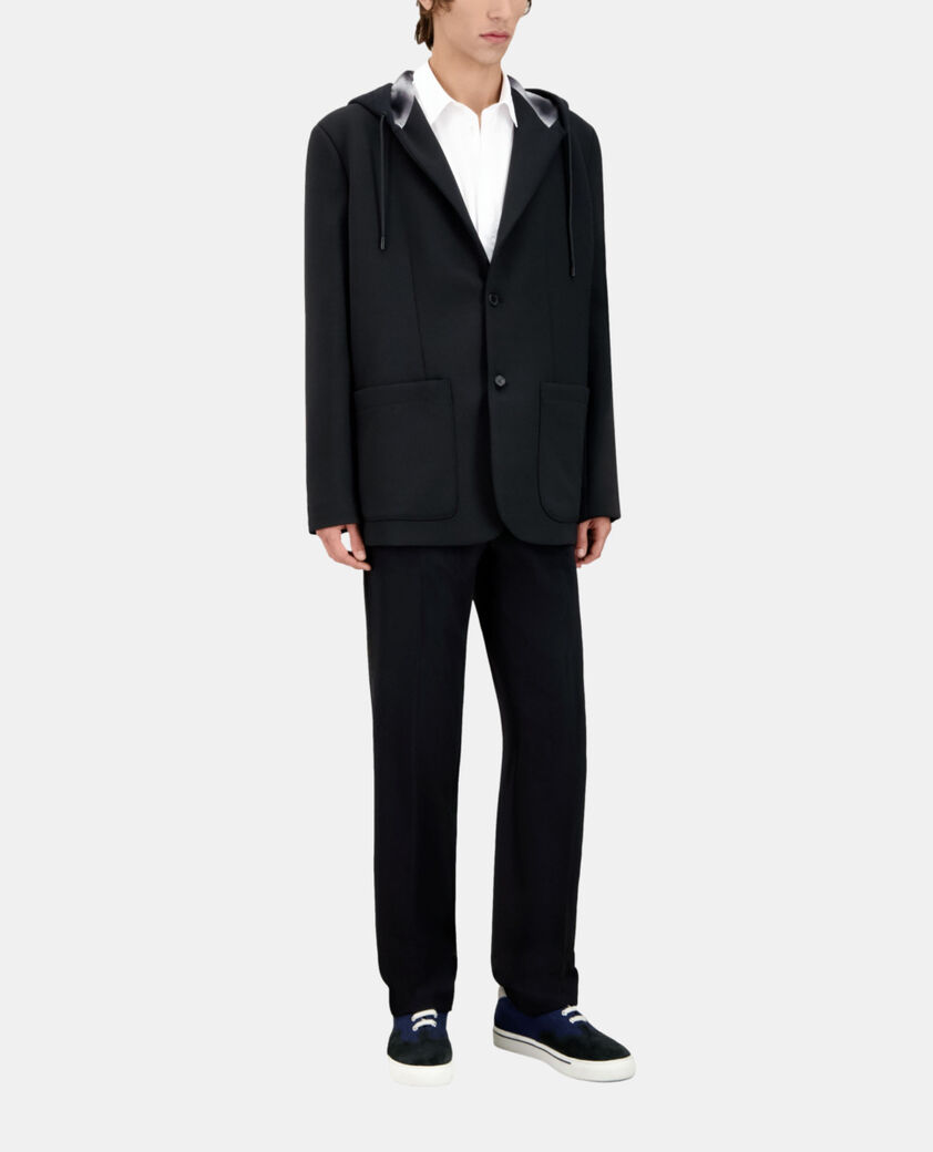 The Kooples MEN BLACK black jacket with hood