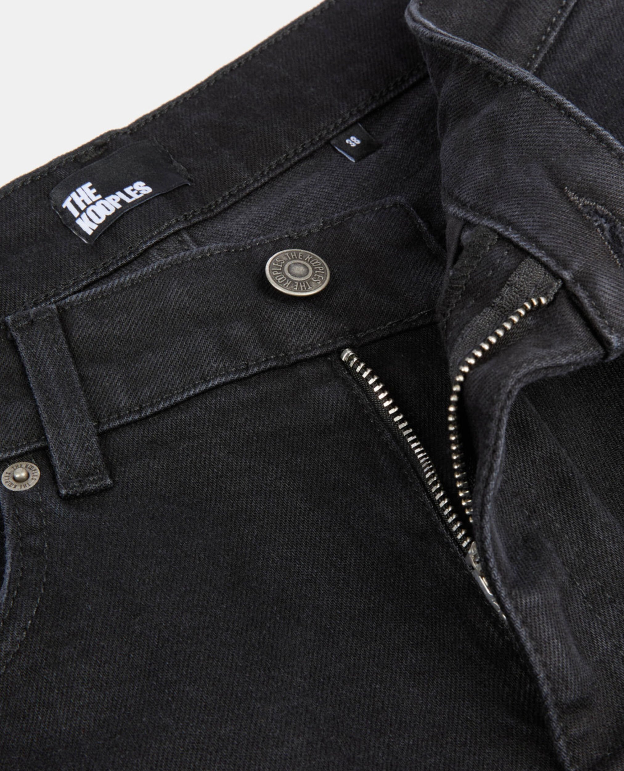 Jean flare noir, BLACK WASHED, hi-res image number null