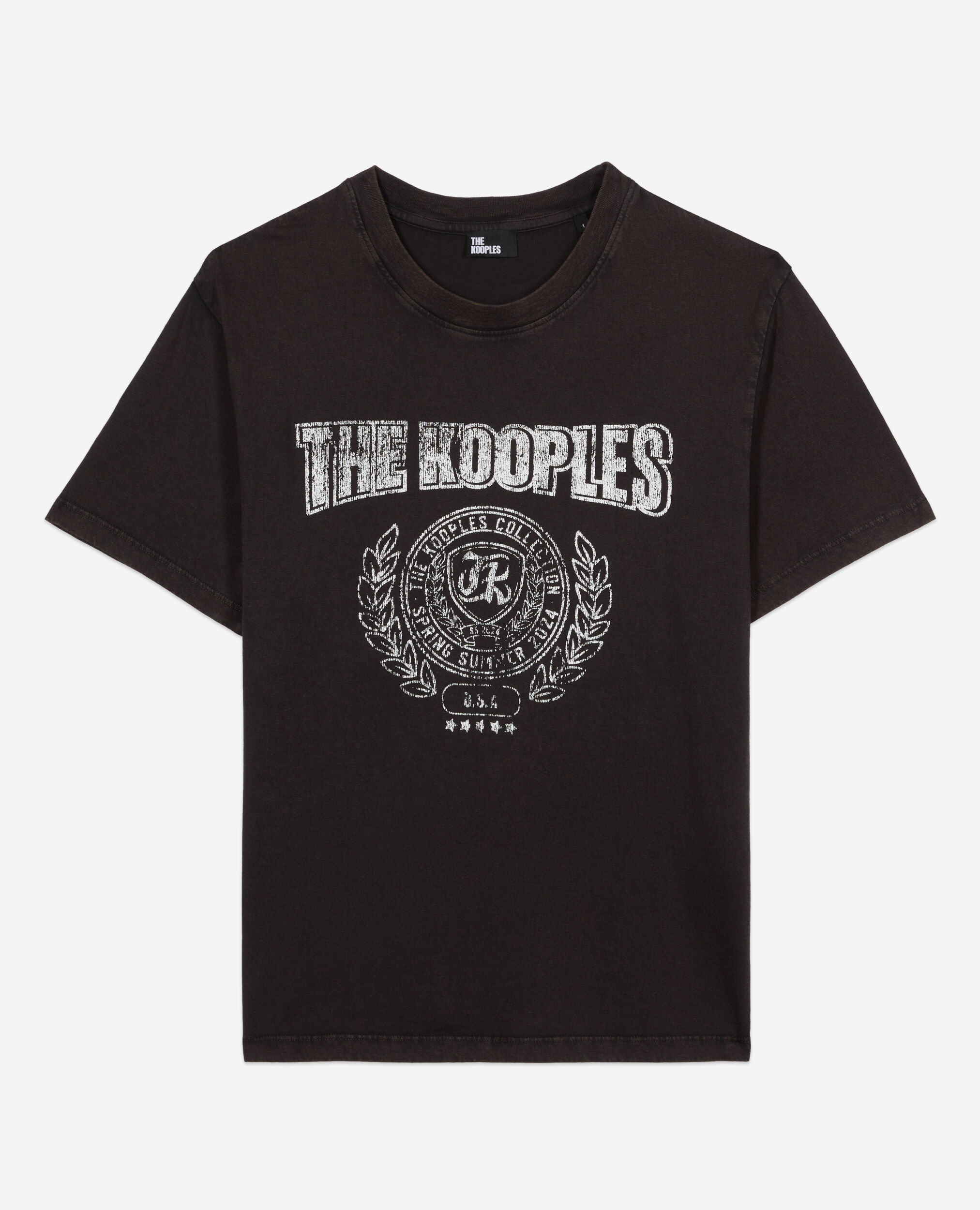 Carbon grey T-shirt with Blazon serigraphy, CARBONE, hi-res image number null