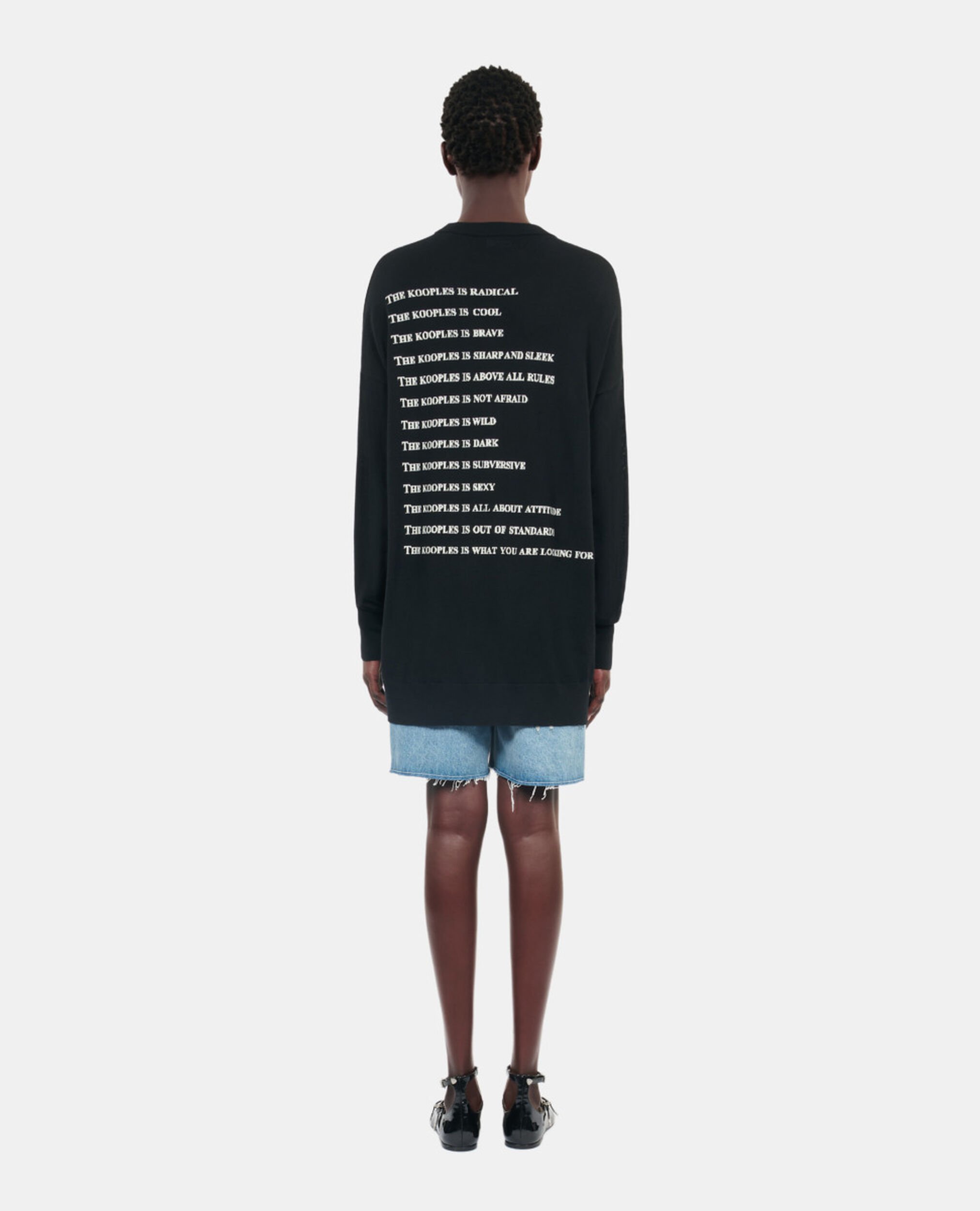 Pull What is en laine noir, BLACK RED OFF WHITE, hi-res image number null