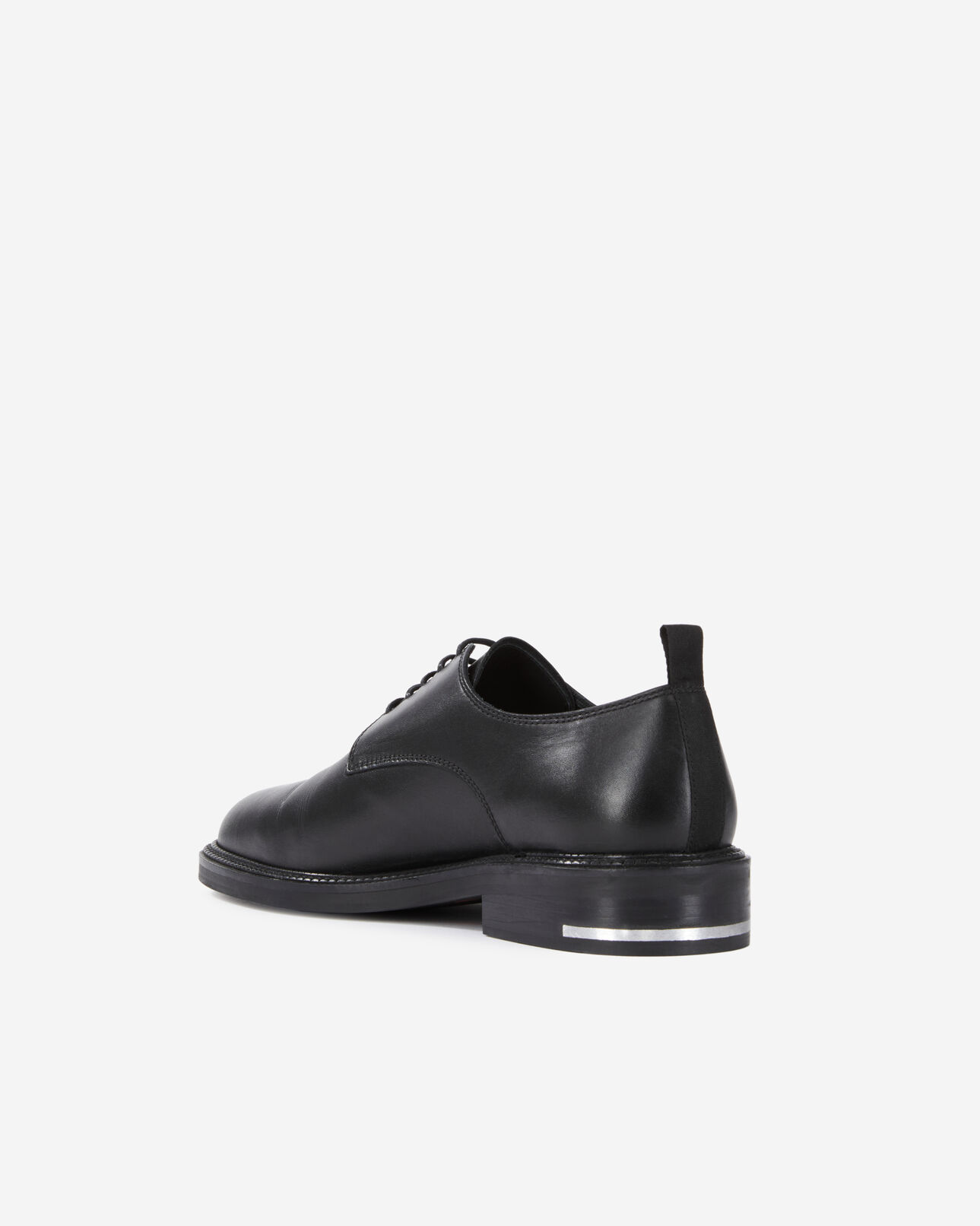The Kooples HOMME BLACK chaussures à lacets en cuir noires