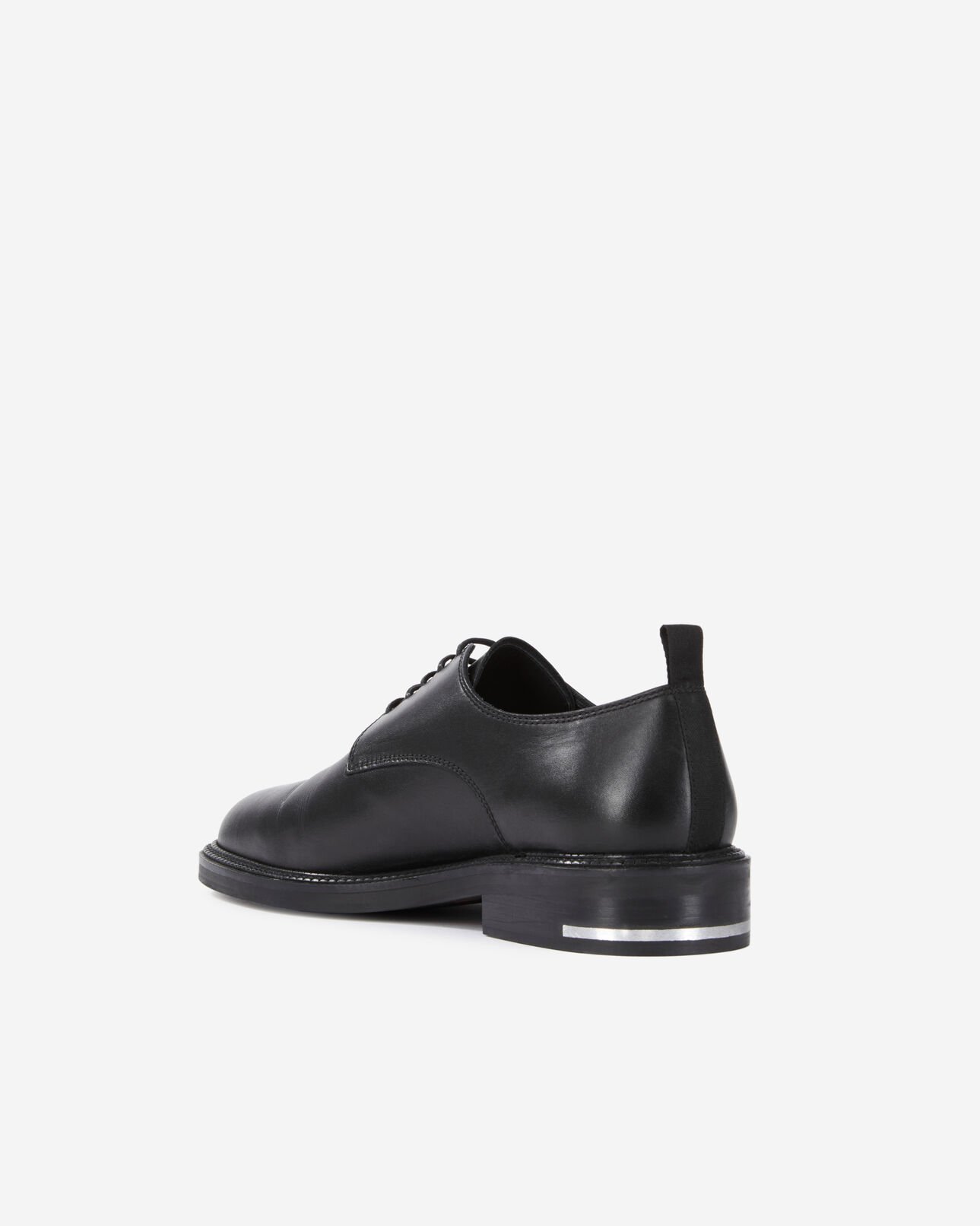 The Kooples HOMBRE BLACK zapatos de cuero negro con cordones