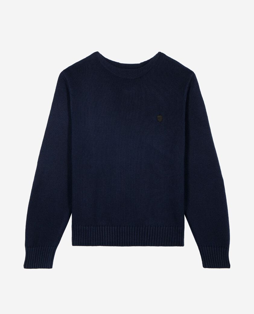 The Kooples HOMME NAVY pull col bateau marine