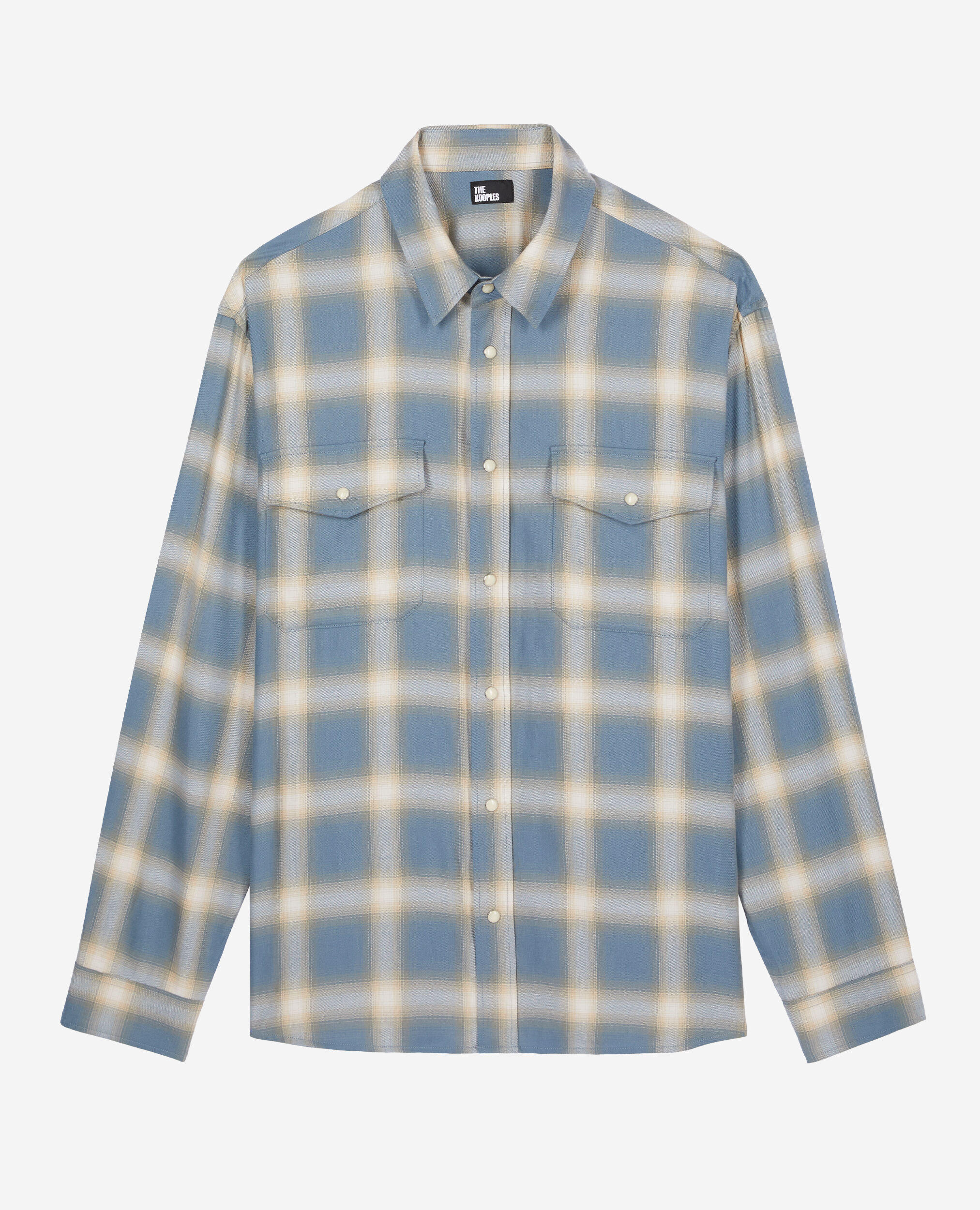 Chemise à carreaux, BLUE GREY, hi-res image number null