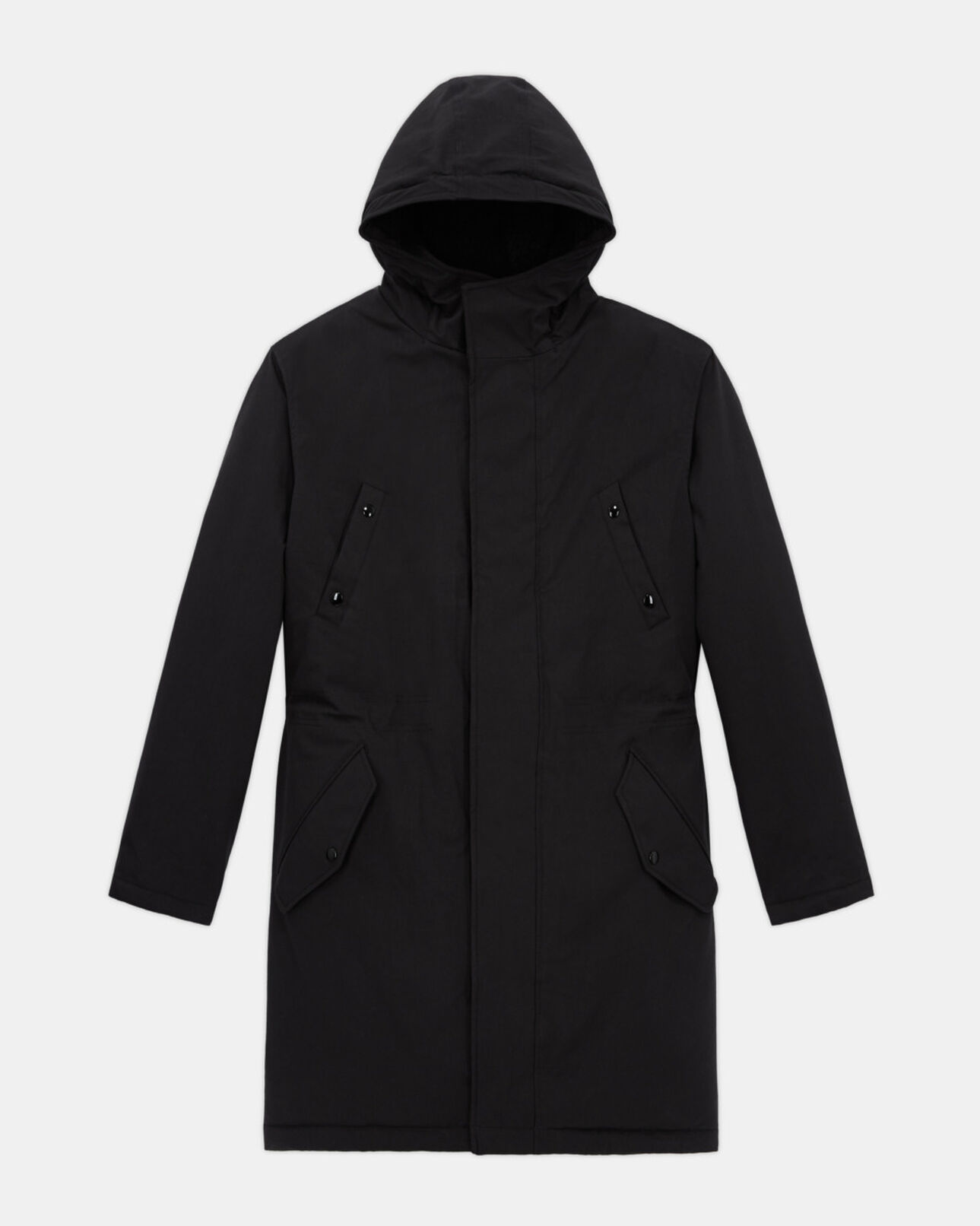 The Kooples HOMME BLACK parka noire