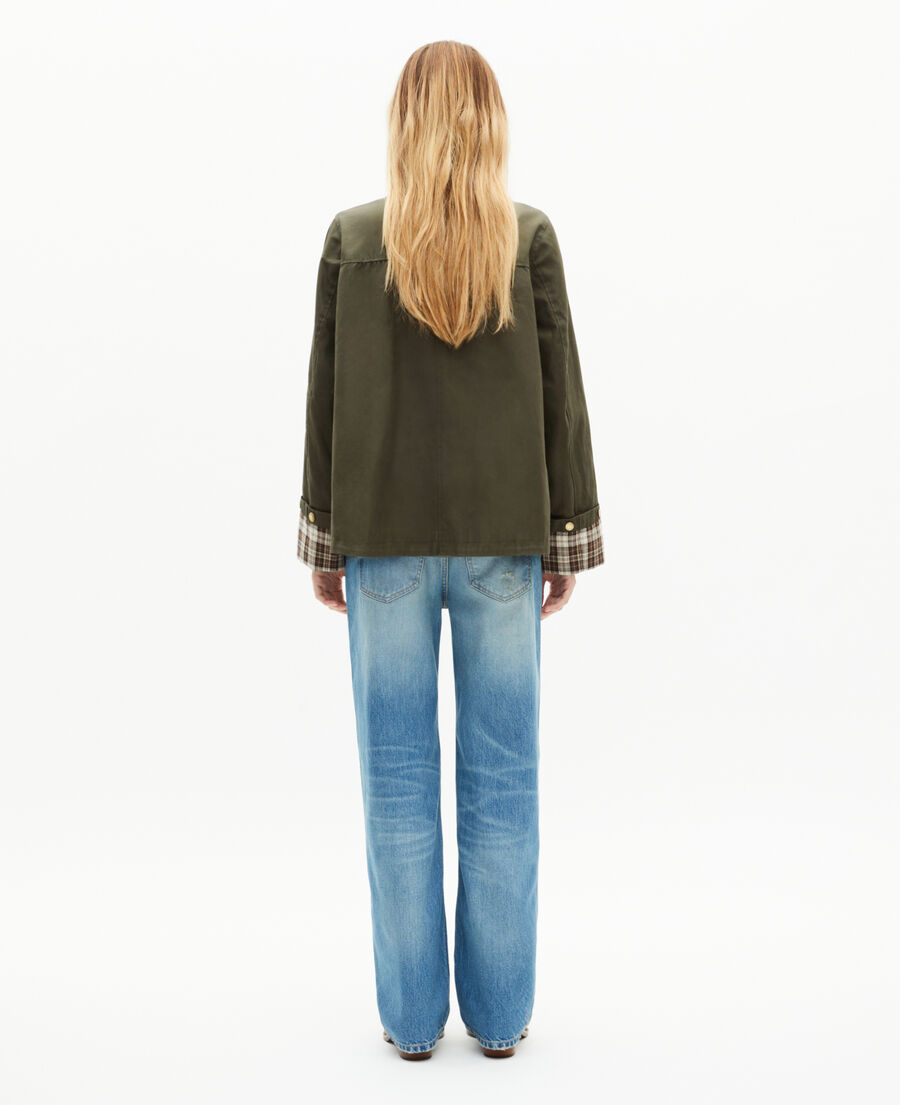 The Kooples F KAKI khaki cotton jacket