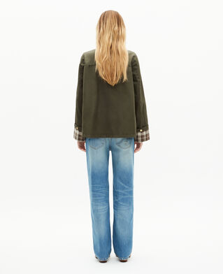 The Kooples F KAKI khaki cotton jacket