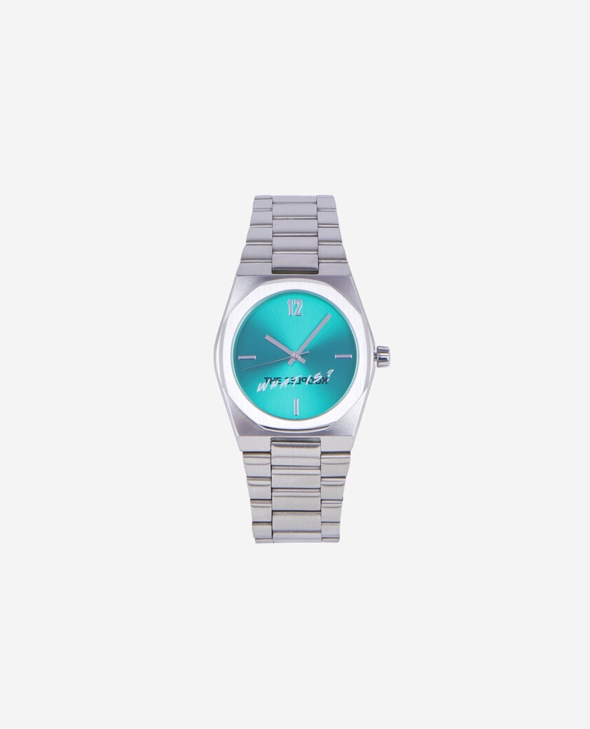 The Kooples MIXED SILVER what is silver watch with green dial