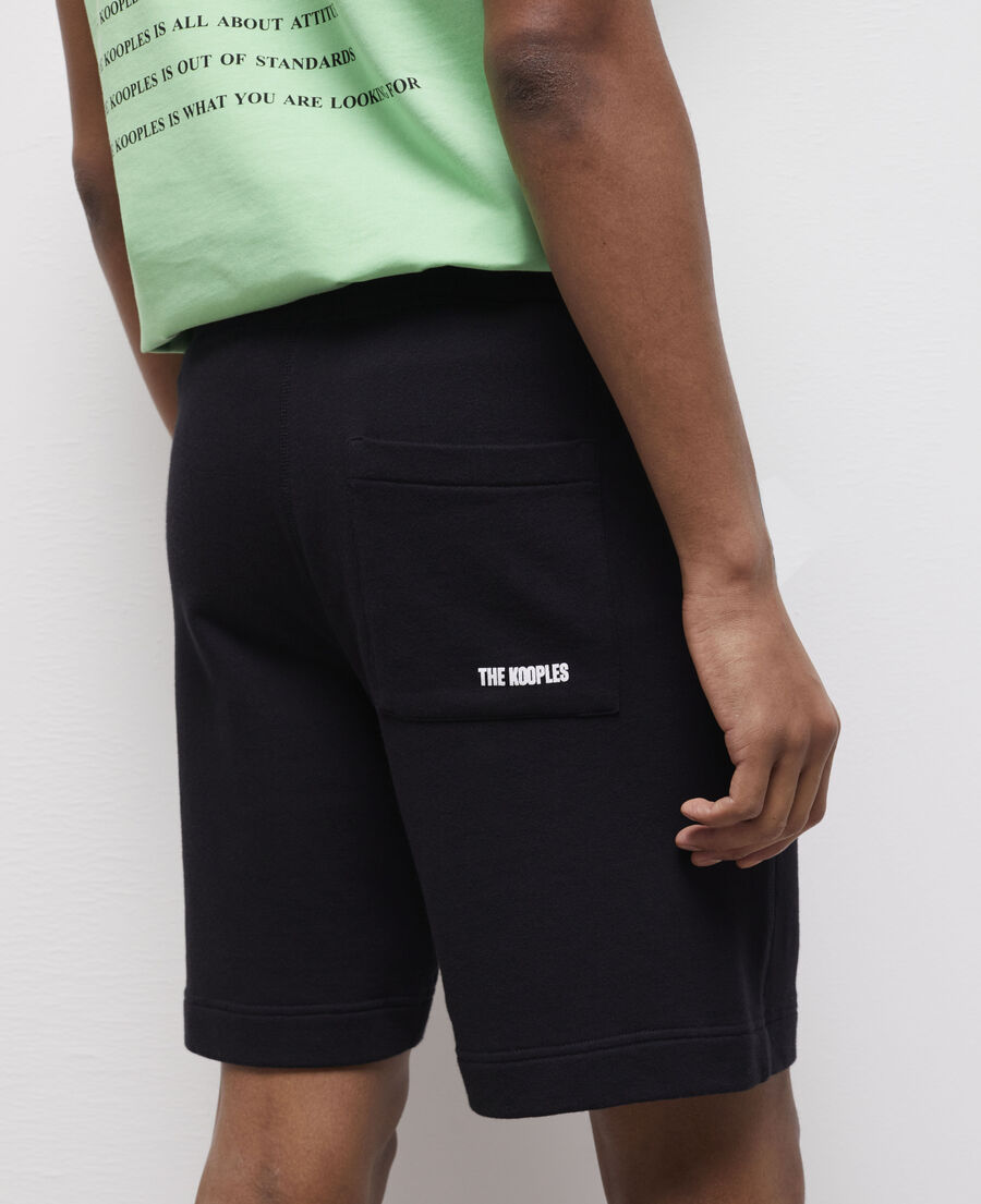 short molletonné noir