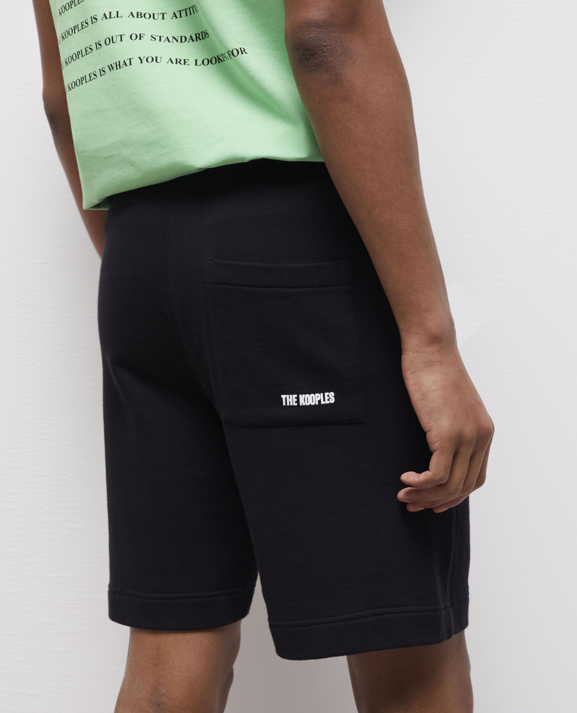Short molletonné noir, BLACK, hi-res image number null