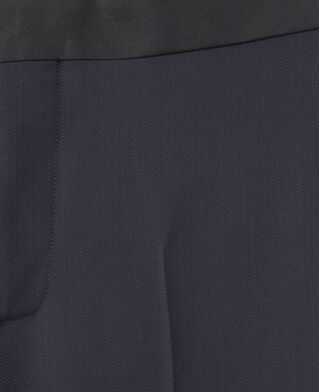 The Kooples H NAVY midnight blue wool suit pants with creases