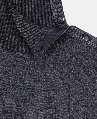 The Kooples DAMEN BLACK schwarzer pullover aus wolle und kaschmir