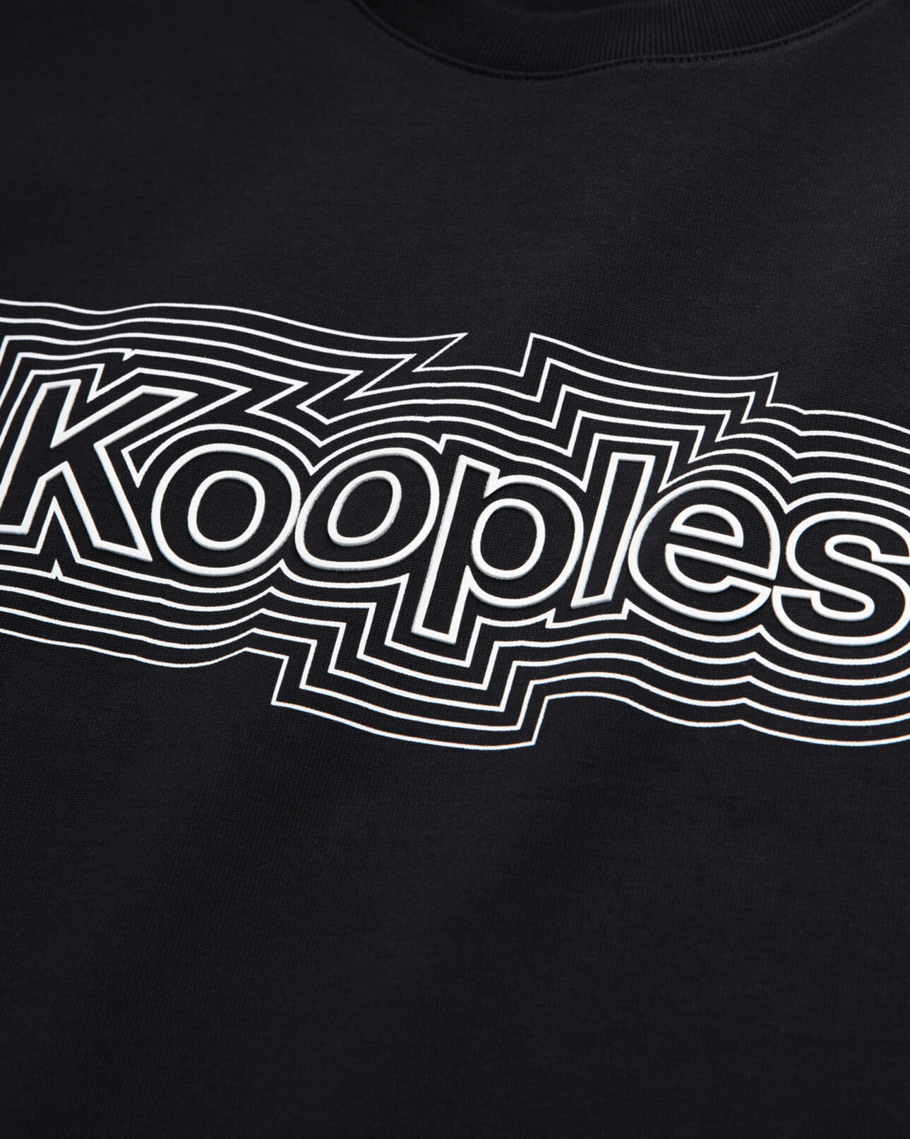 The Kooples WOMEN BLACK black t-shirt with logo