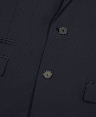 The Kooples MEN DARK NAVY navy blue wool suit jacket