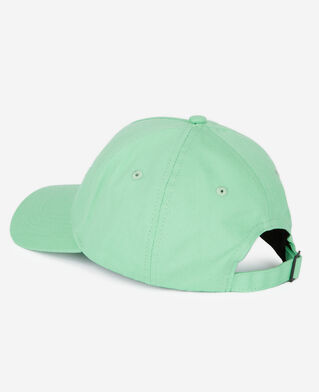 The Kooples UNISEX GREEN hellgrüne kappe mit „what is“-schriftzug