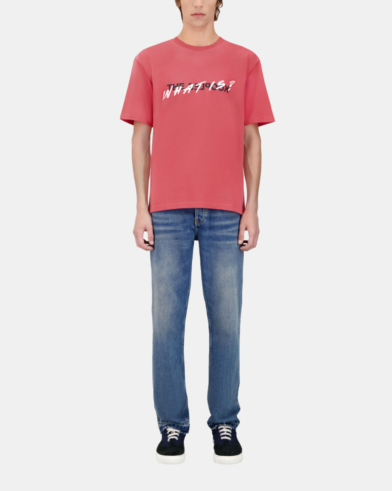 The Kooples HOMME RETRO PINK t-shirt what is rose