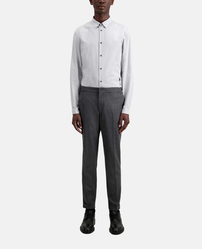The Kooples HERREN GREY graue hose aus flanell