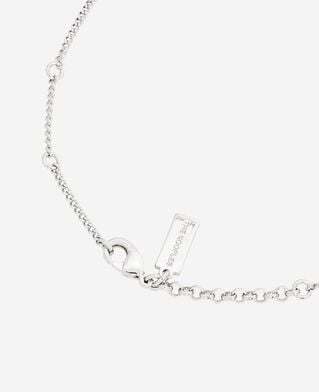 The Kooples H SILVER necklace with silver pendant