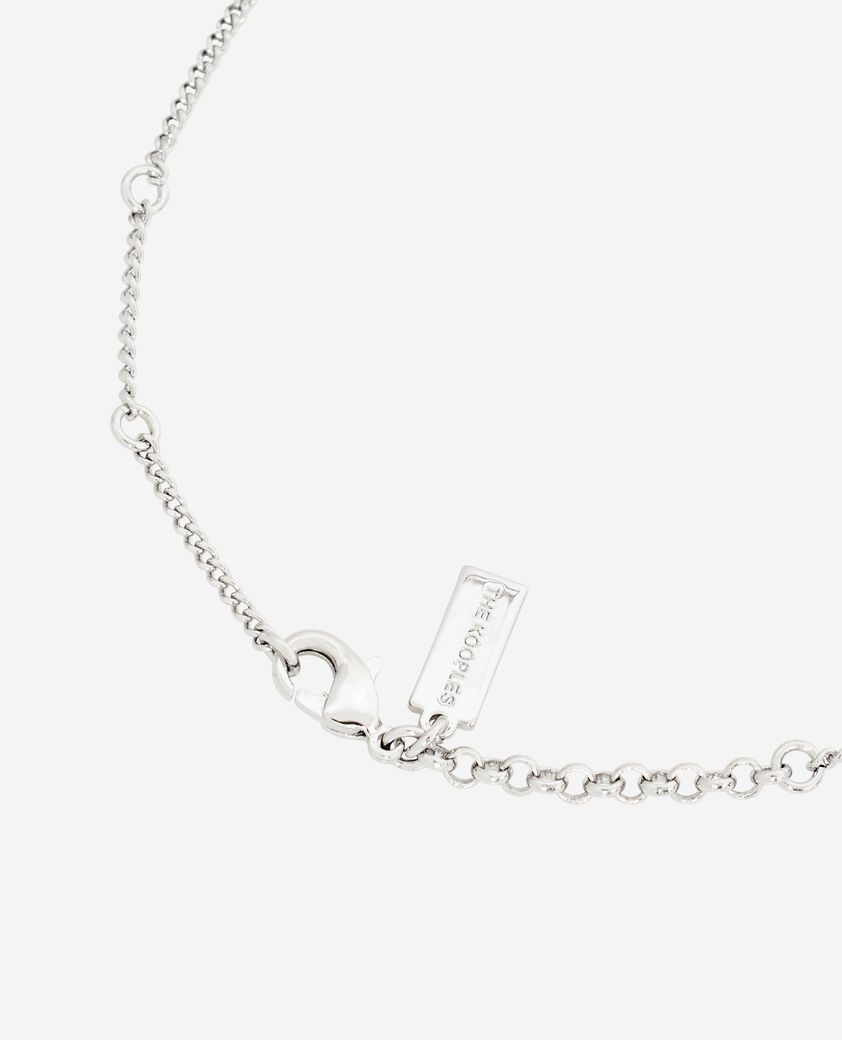 The Kooples HOMME SILVER collier avec pendentif argenté