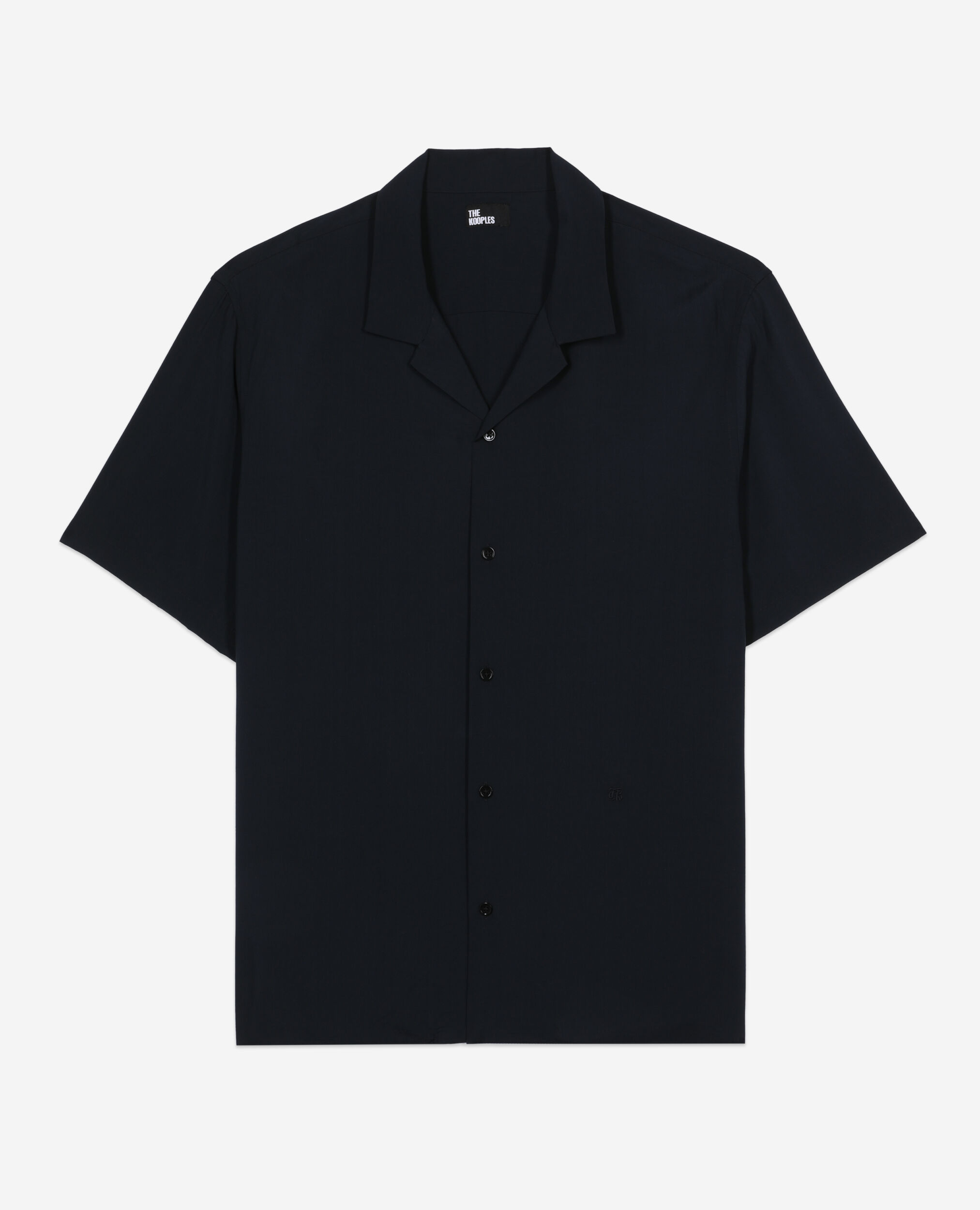 Chemise manches courtes bleu marine, NAVY, hi-res image number null
