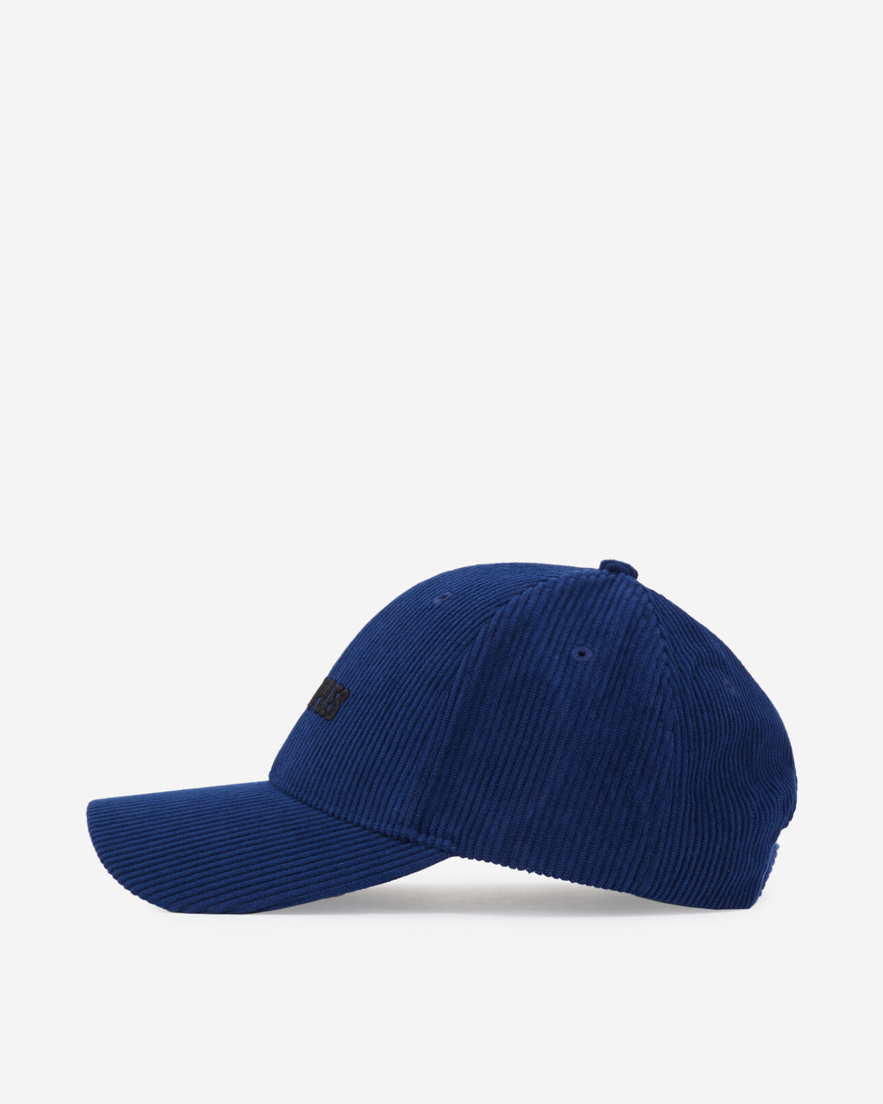 The Kooples MIXTE BLUE PETROL casquette bleue en velours côtelé