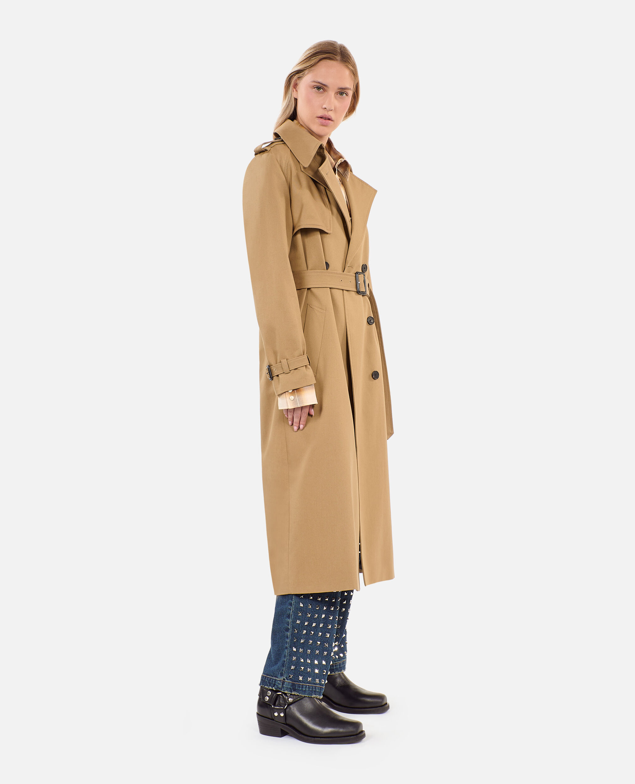 Long beige trench coat The Kooples