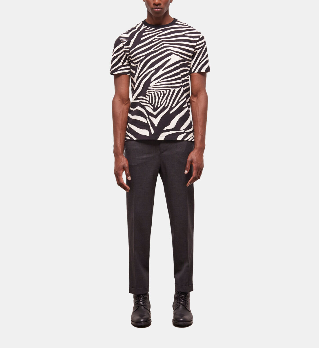 Saint laurent zebra shirt discount