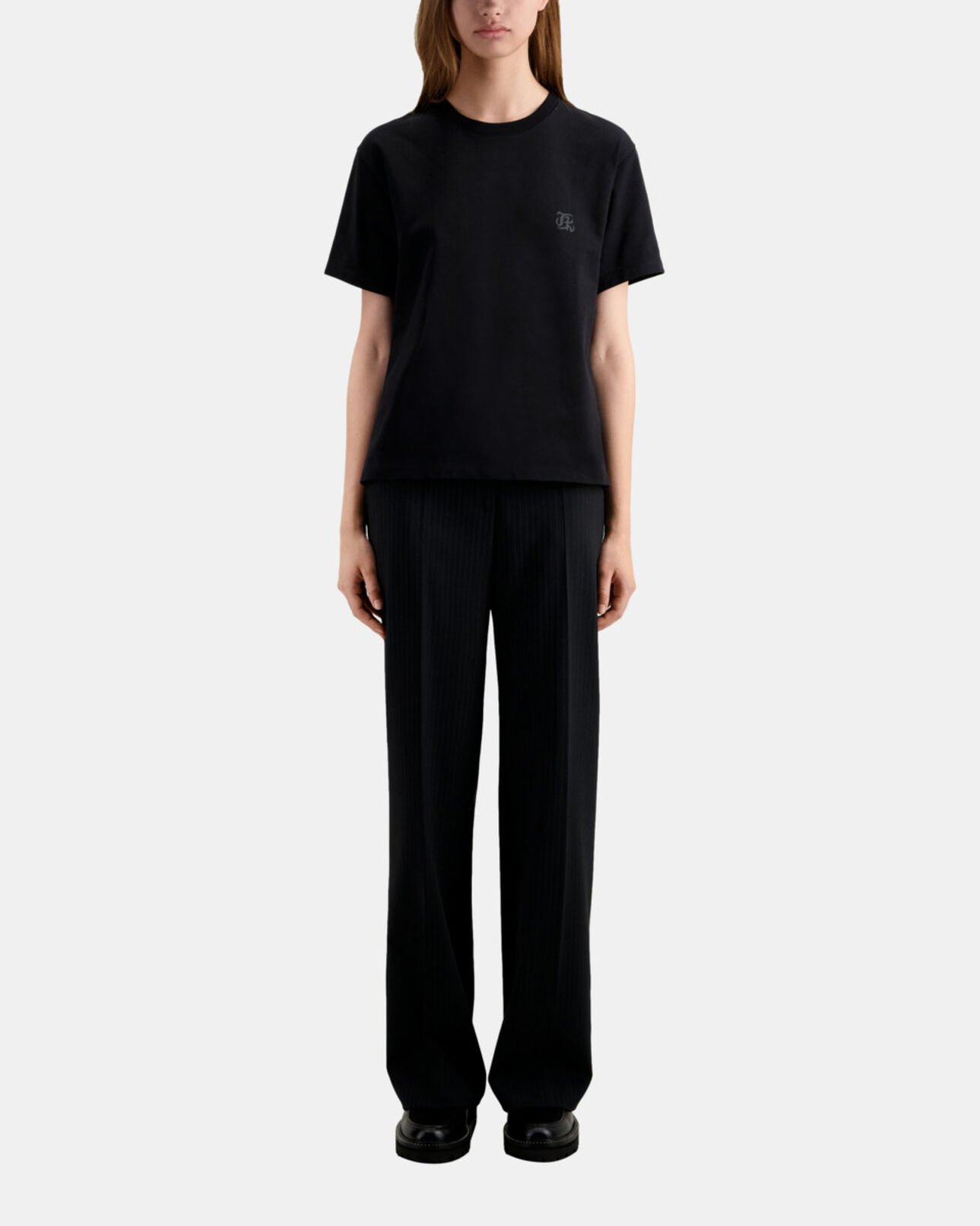 The Kooples FEMME BLACK t-shirt noir 15 ans the kooples