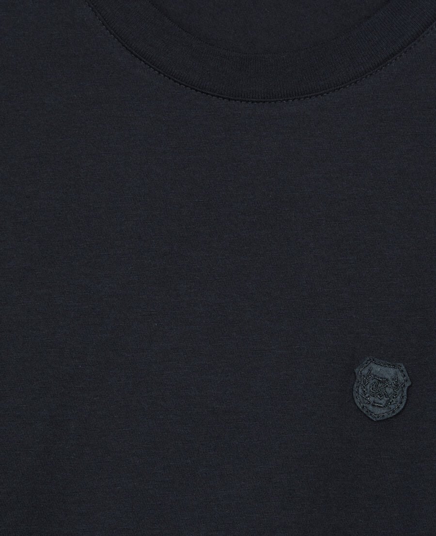 The Kooples HOMME BLACK t-shirt blason noir