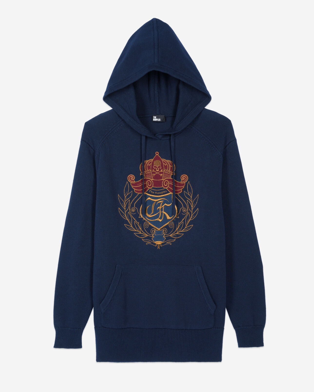 The Kooples FEMME NAVY pull à capuche bleu marine