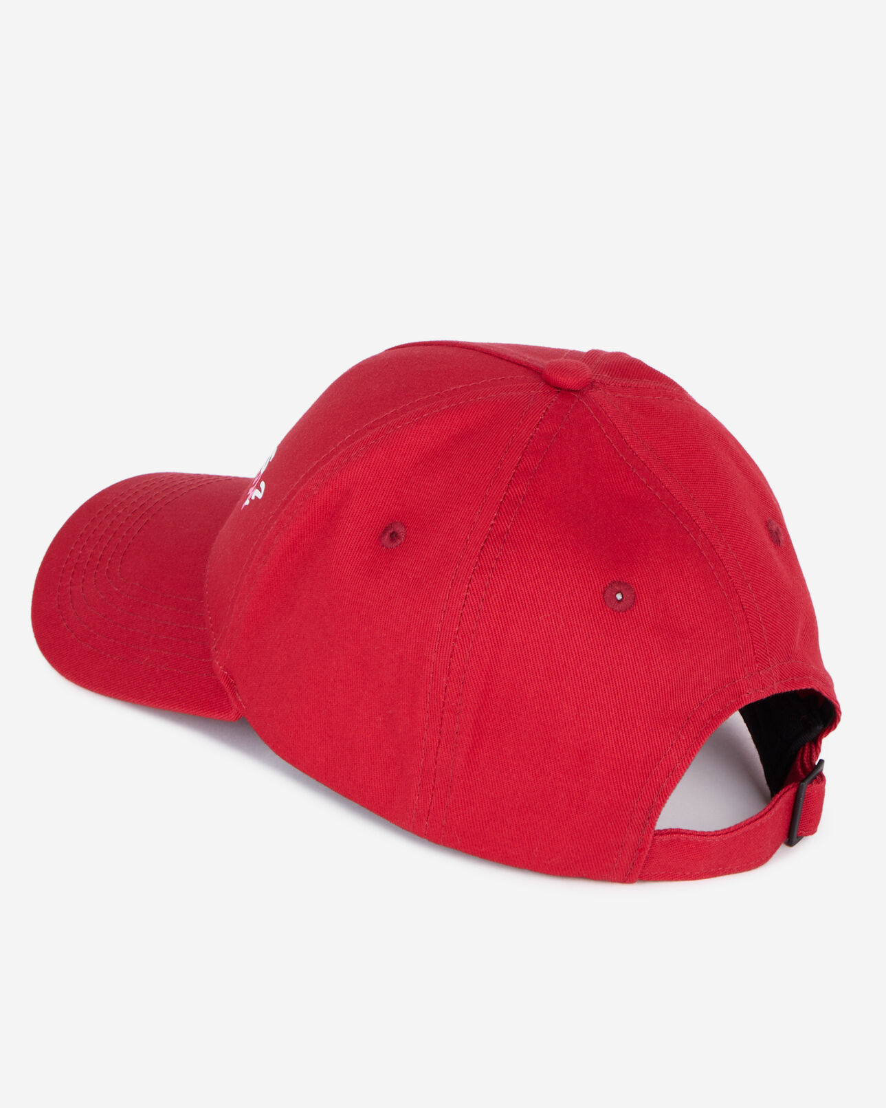 The Kooples UNISEX RUBIS rote kappe mit „what is“-schriftzug