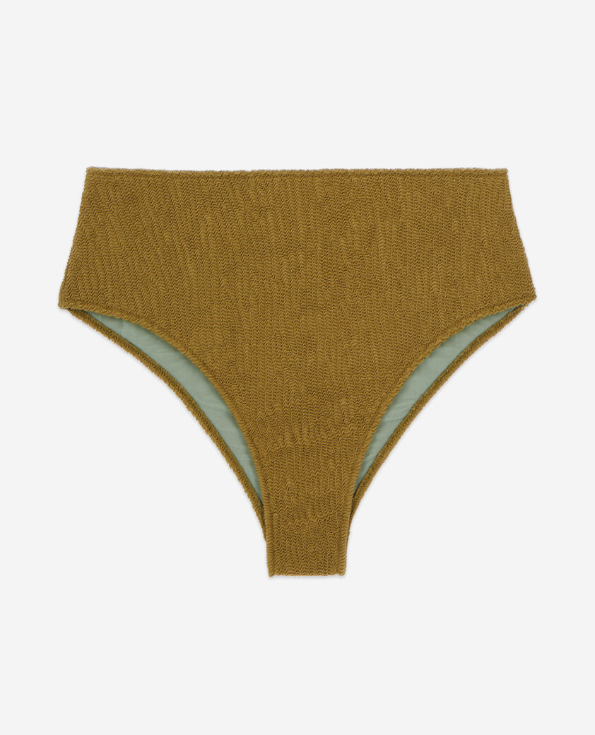 The Kooples FEMME KAKI bas de maillot de bain the kooples x luz taille haute kaki