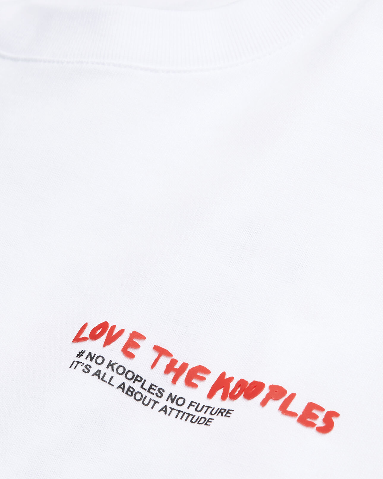 The Kooples HOMME WHITE t-shirt homme i love kooples blanc