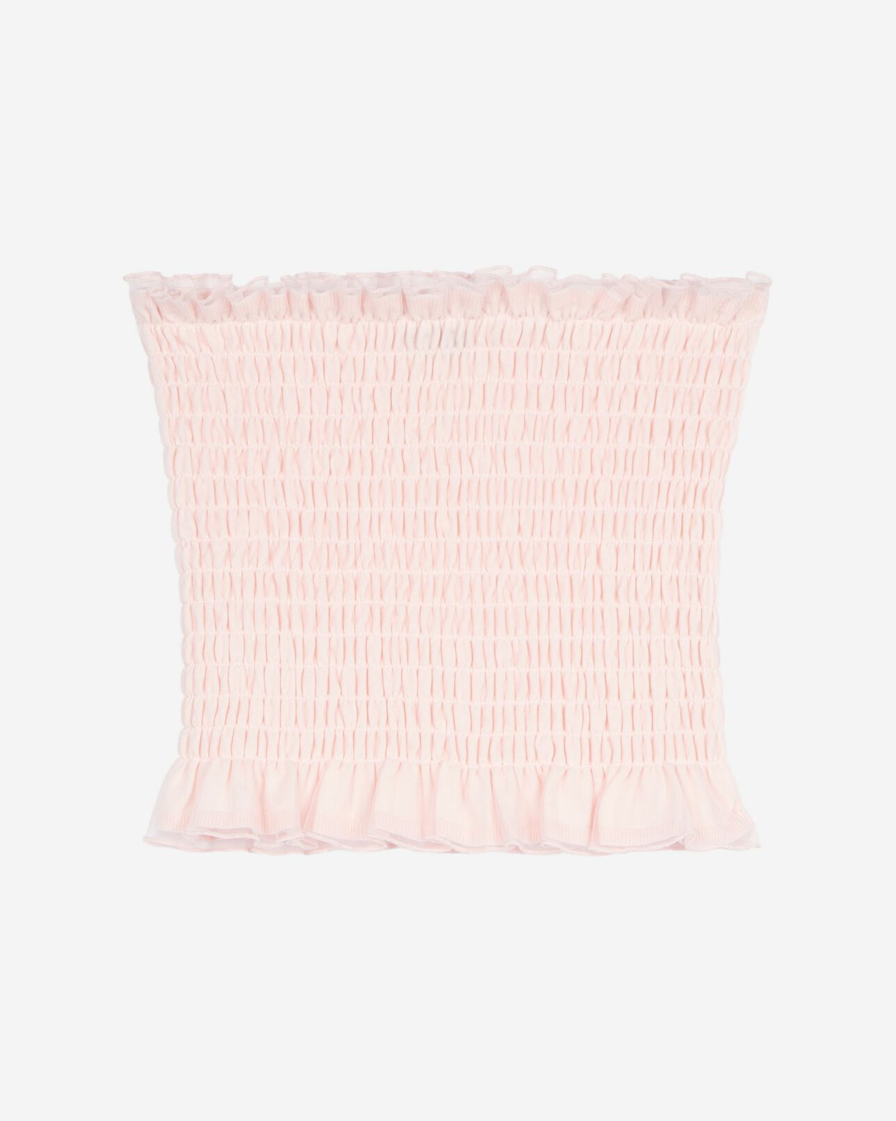 The Kooples WOMEN LILA pink smocked bustier top