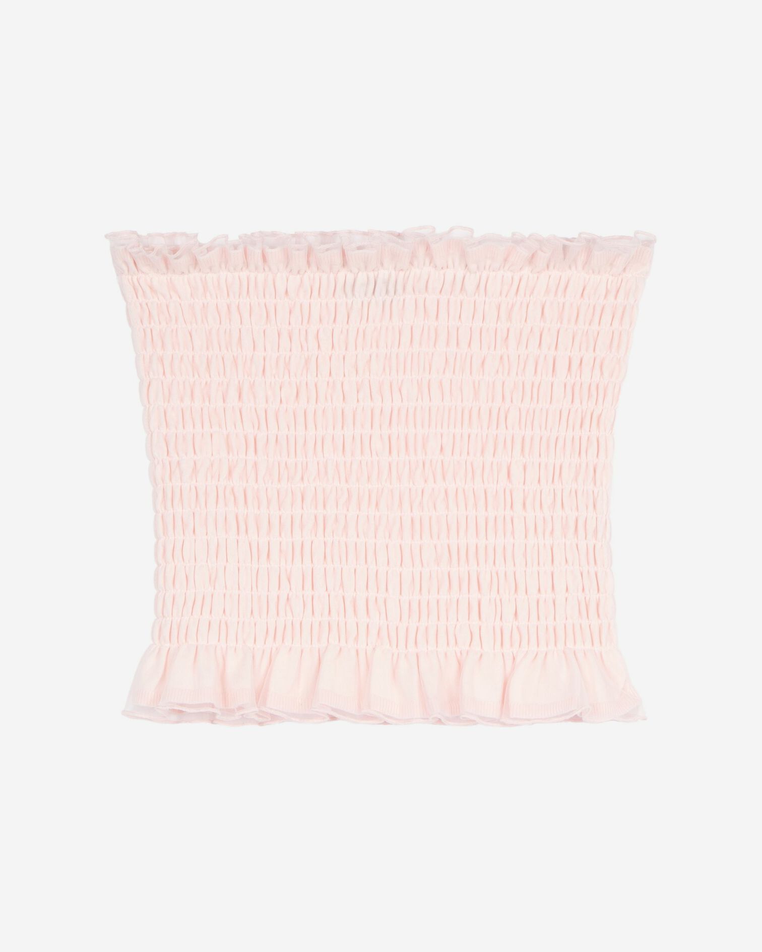 Pink smocked bustier top, LILA, hi-res image number null