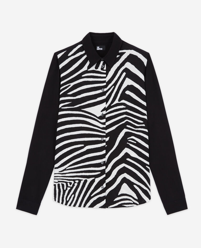 The Kooples F BLACK WHITE printed shirt