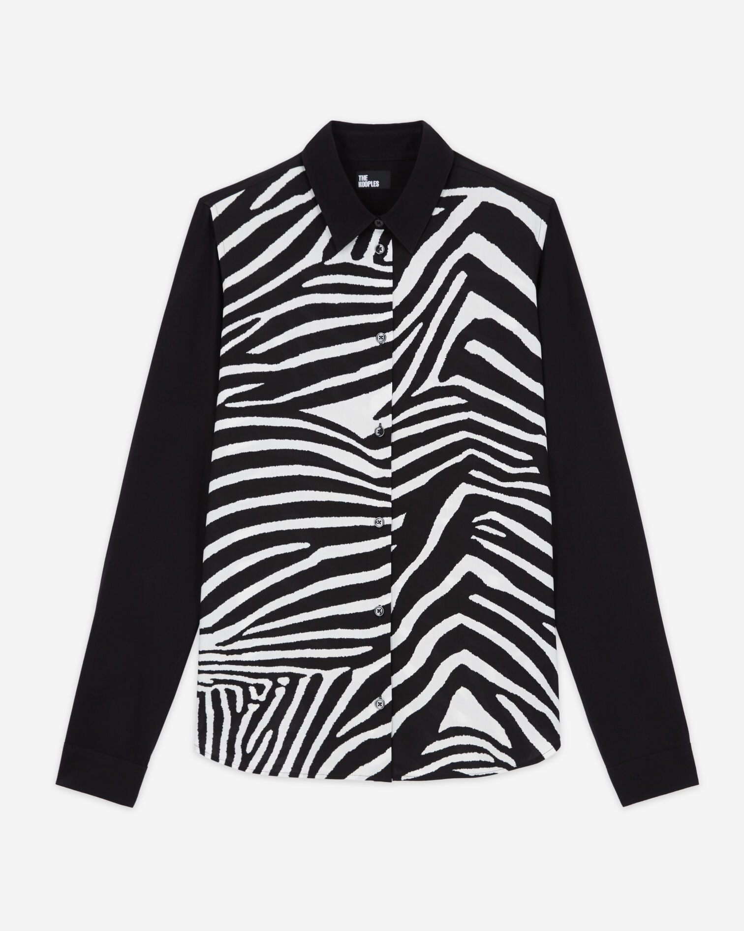 Chemise imprimée, BLACK WHITE, hi-res image number null