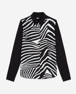 The Kooples F BLACK WHITE printed shirt