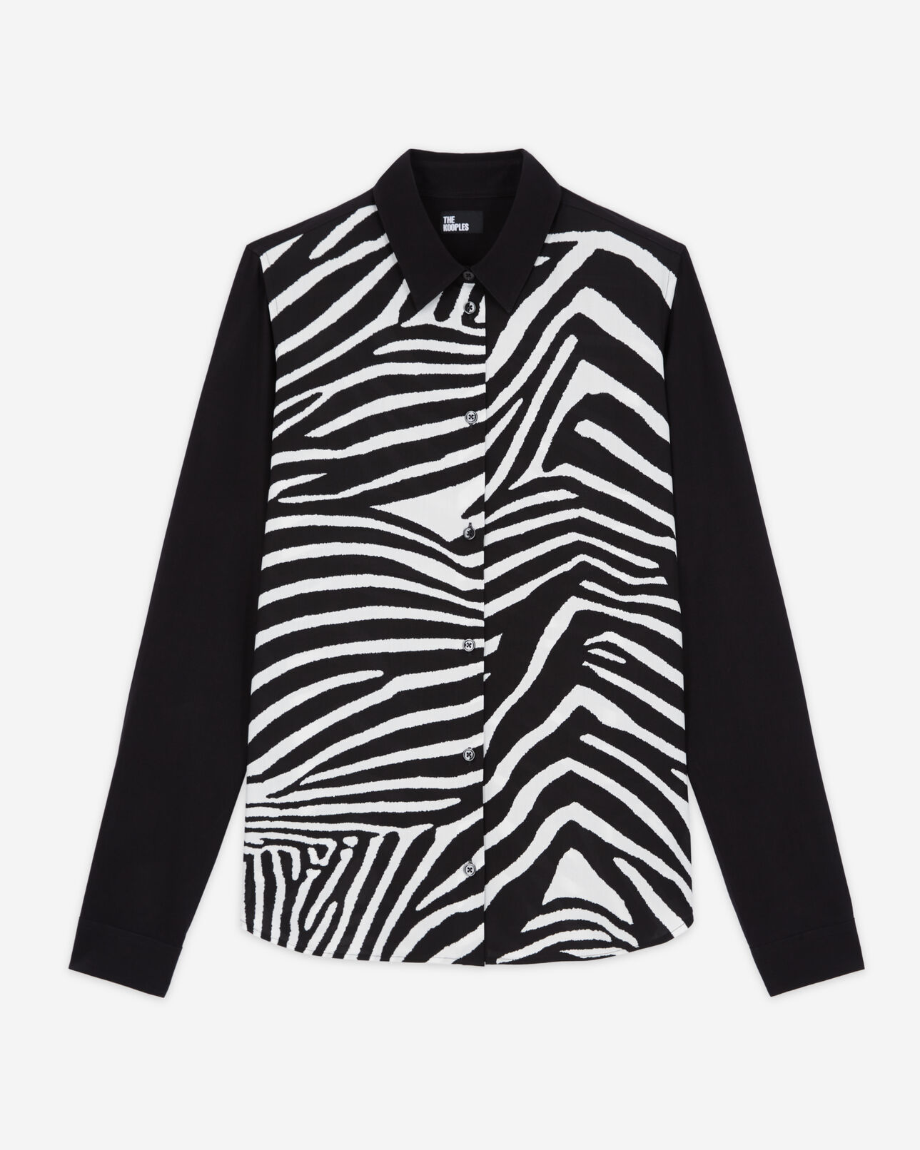 The Kooples MUJER BLACK WHITE camisa estampada