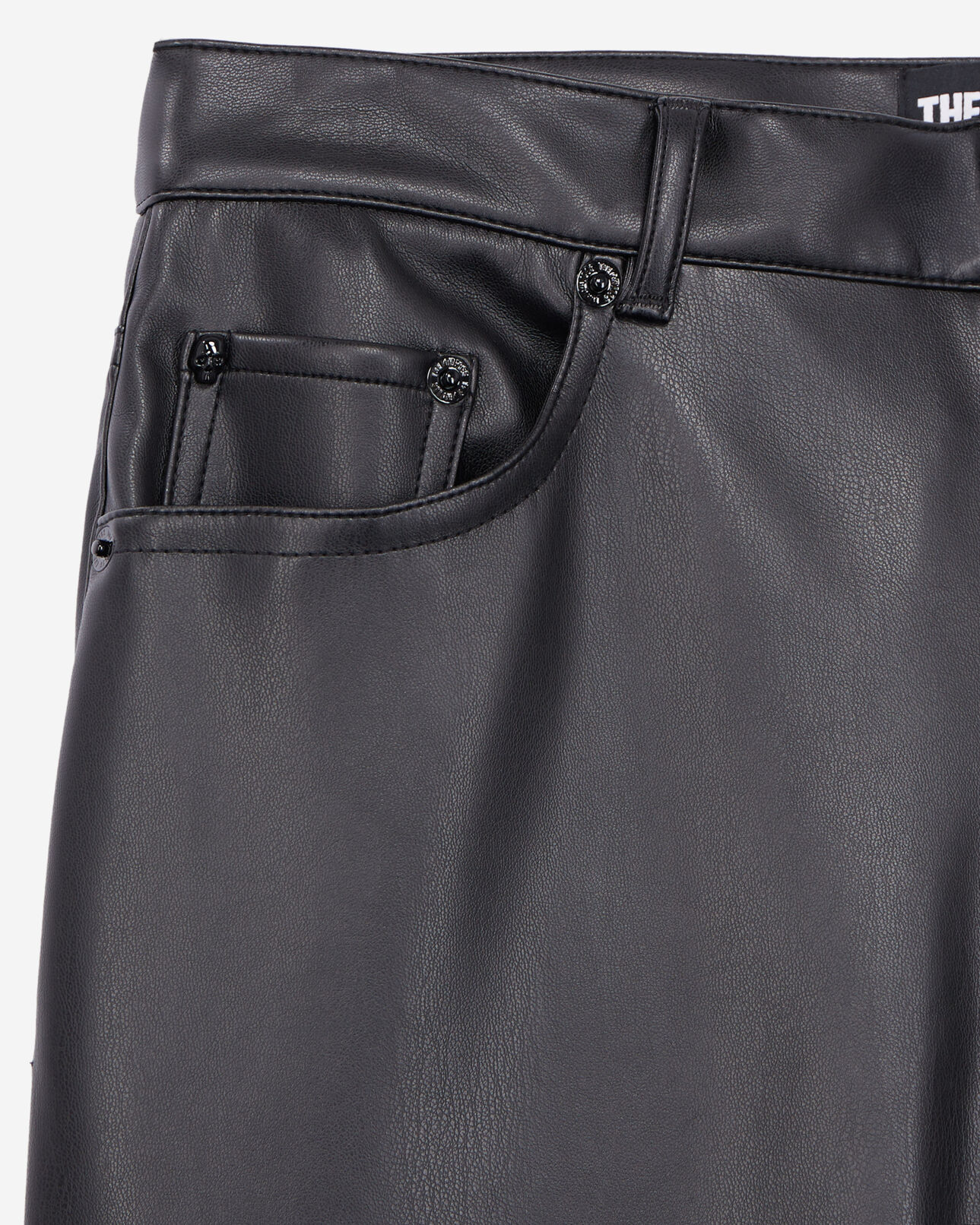The Kooples FEMME BLACK pantalon noir effet cuir