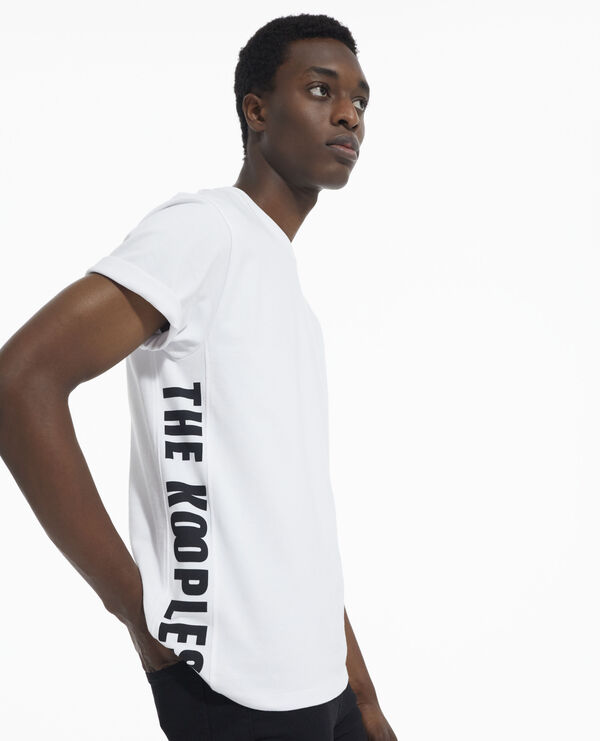 White T-shirt with The Kooples logo
