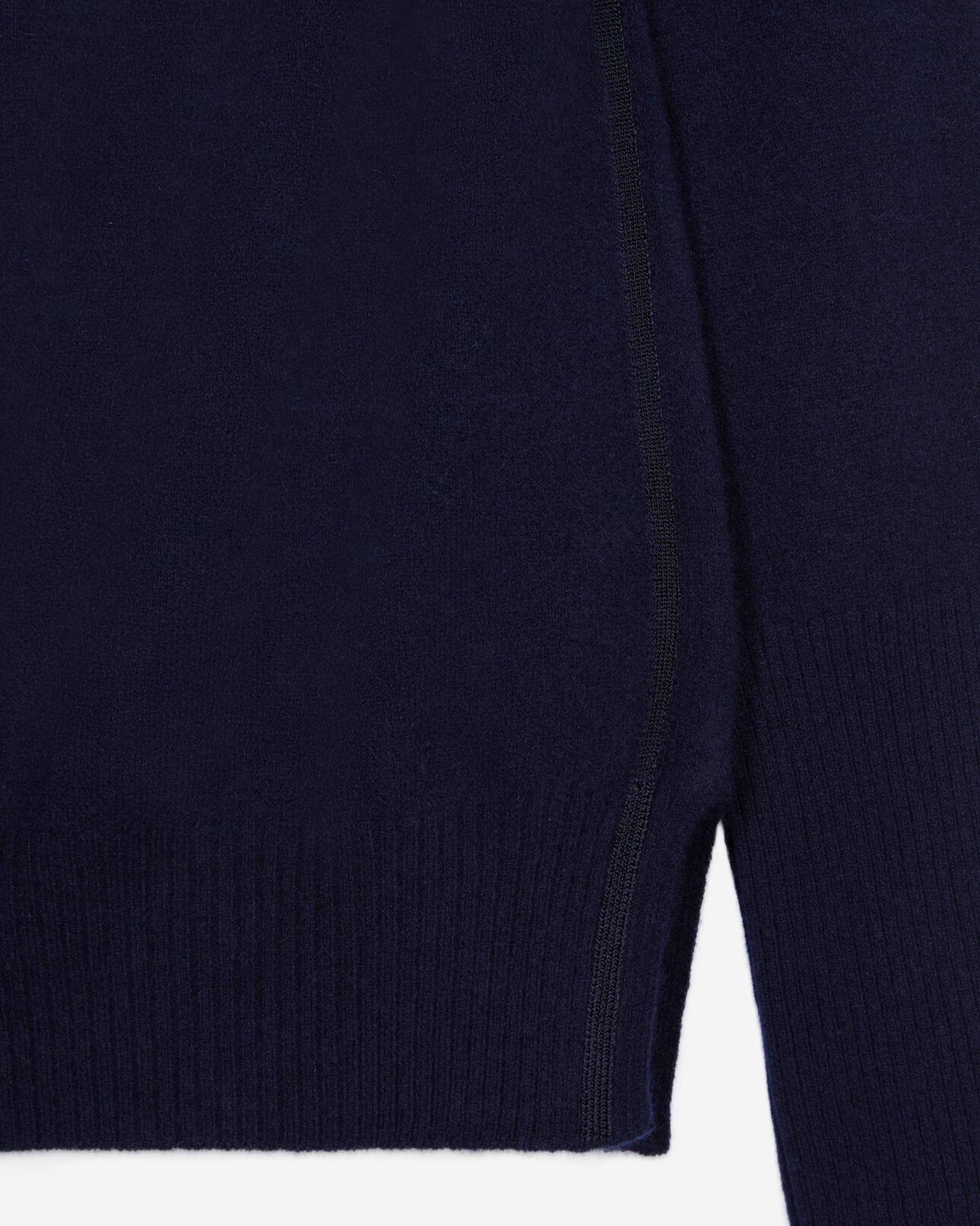 The Kooples WOMEN NAVY blue cashmere sweater